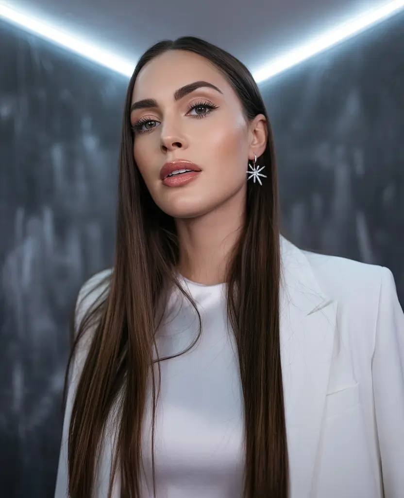 Fall brunette hair color 2025 Pin-Straight and Luxe with Urban Cool