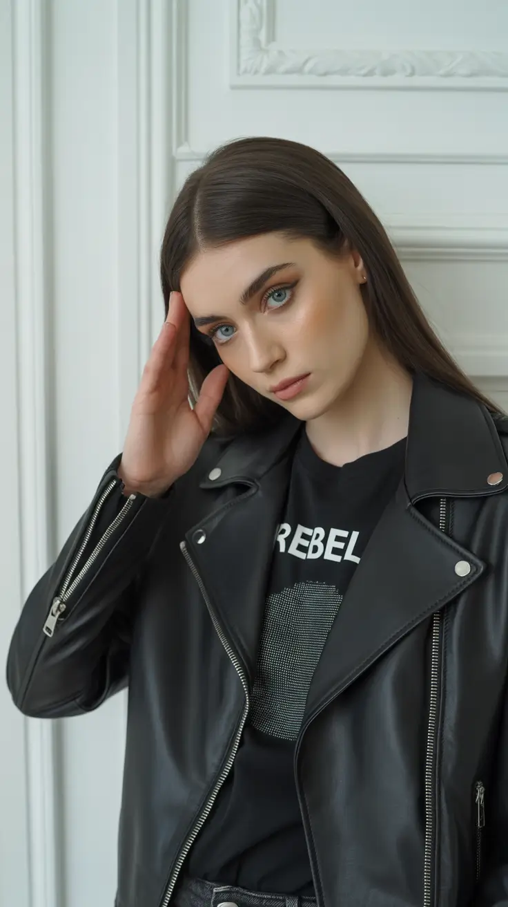 Fall brunette hair color 2025 Soft Edge with a Rebel Twist