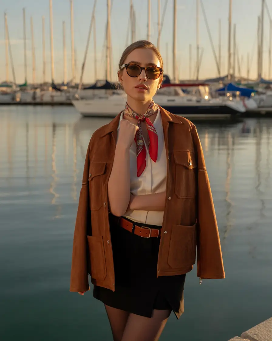 fall old money outfits Nautical Luxe: Coastal Preppy with Edge