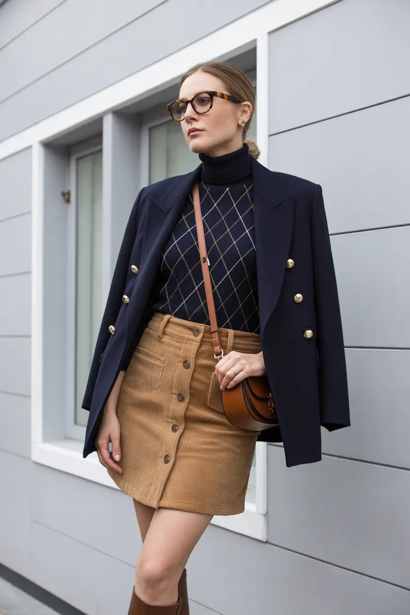 fall old money outfits Corduroy Crush: Academia With a Twist