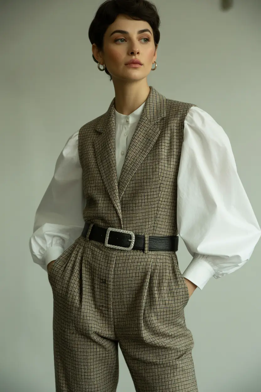 fall old money outfits Heritage Revival: Strong Silhouettes & Soft Fabrics