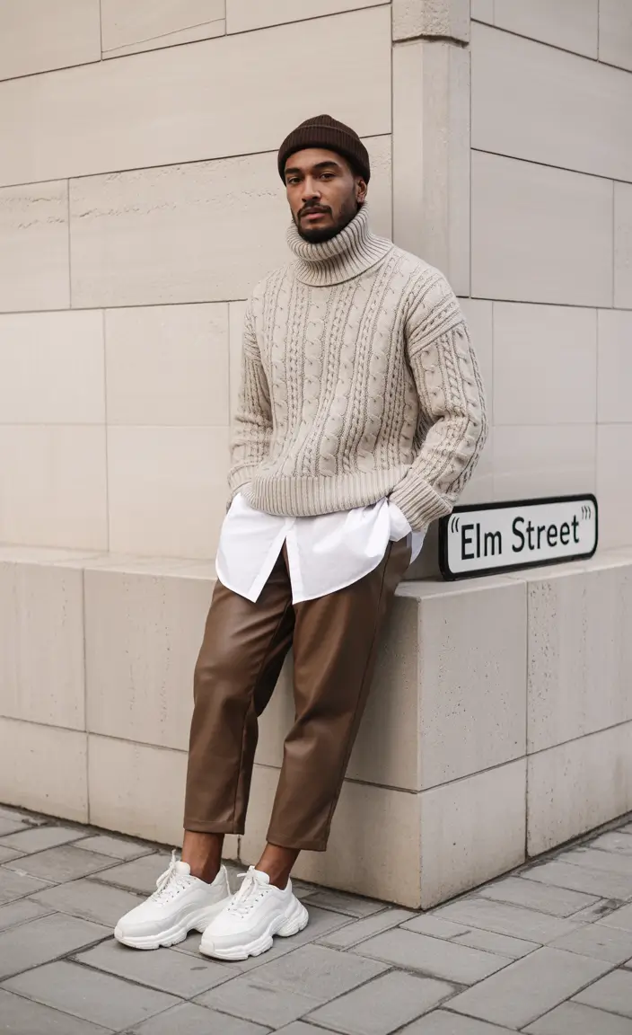 fall outfits for men 2025 Modern Country Knit