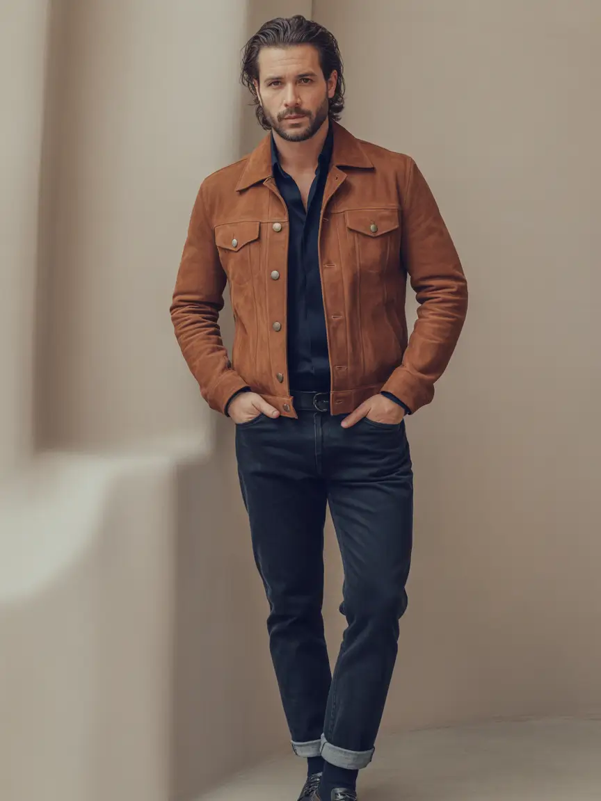 fall outfits for men 2025 Rust Tones and Rugged Elegance