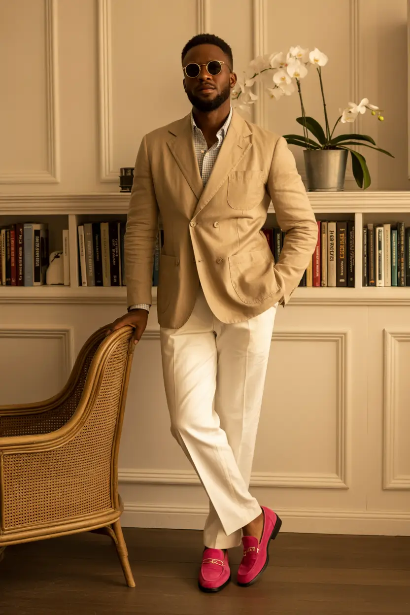 fall outfits for men 2025 The Power of Pink (Yes, Really)