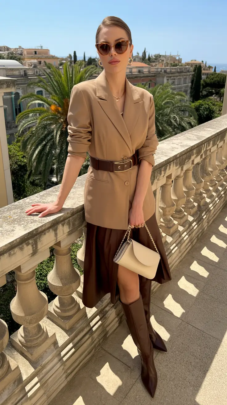 fall skirt outfits 2025 Equestrian Elegance