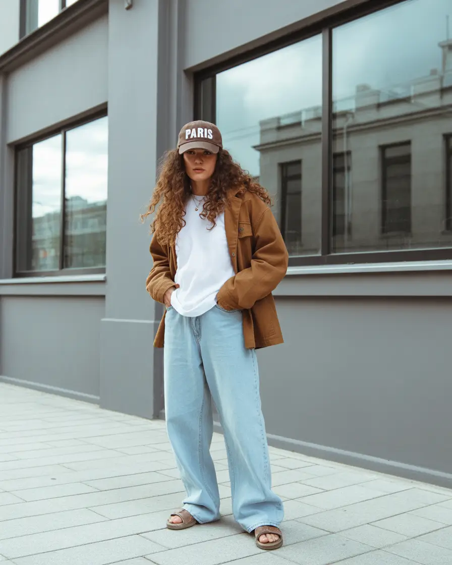 fall transition outfits 2025 Relaxed Layers with Parisian Spirit