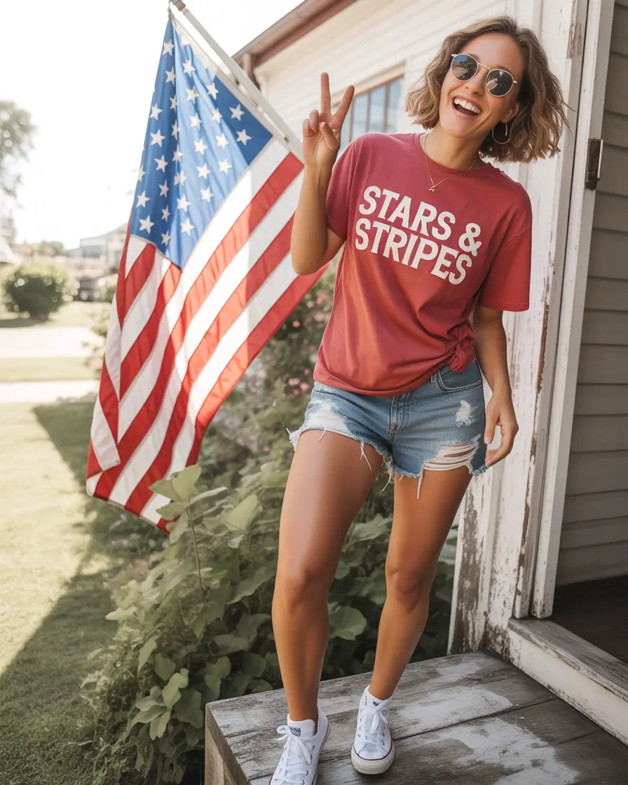 july outfits ideas 2025 Effortlessly Patriotic and Playful