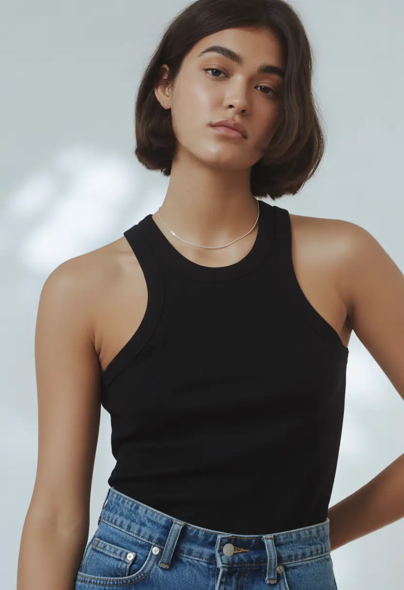 haircuts - August 2025 Minimalist French Bob