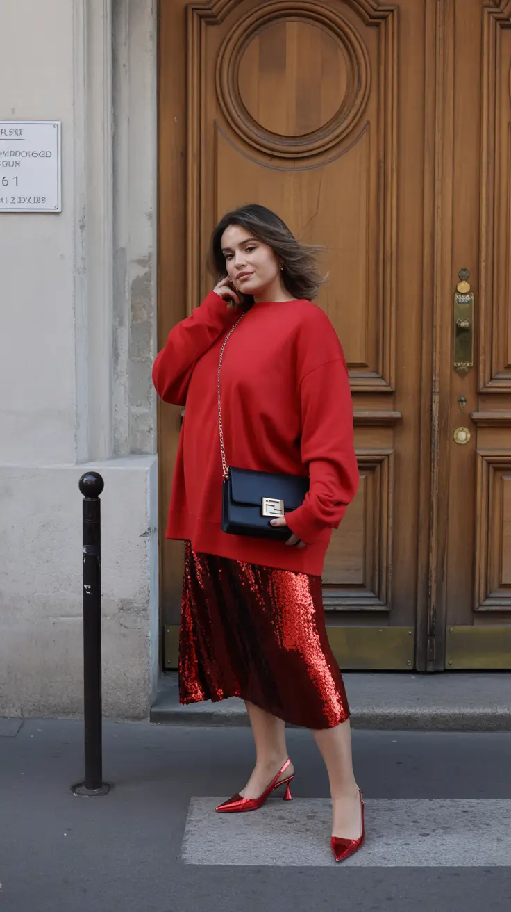 plus size fall fashion Effortless Elegance with a Hint of Drama