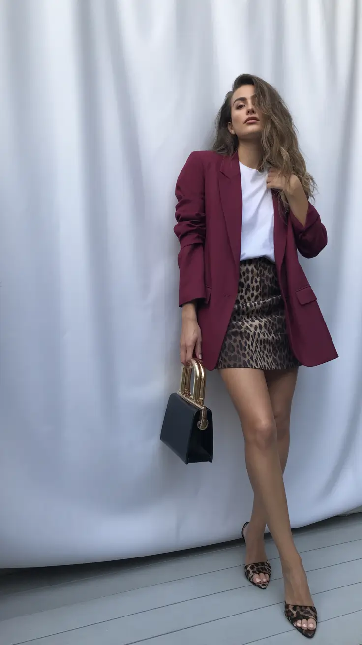 summer to fall transition outfits Bold Prints, Bolder Moves