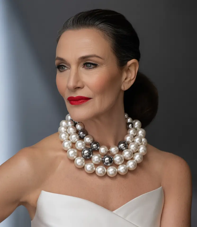 Fall hairstyles for women over 50 Structured Glamour for Formal Moments