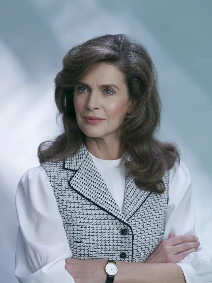 Fall hairstyles for women over 50 Elegant Blowout with Classic Layers