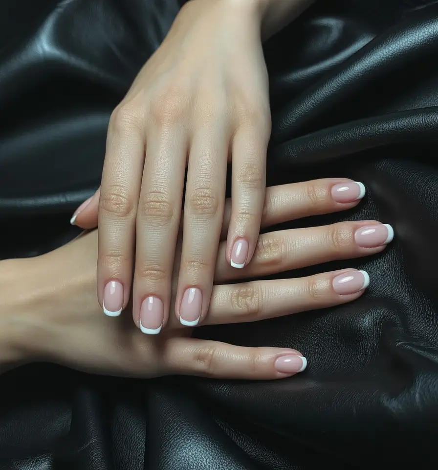 Fall Nail Color Ideas for Women Over 40 Classic French With That Clean-Girl Polish