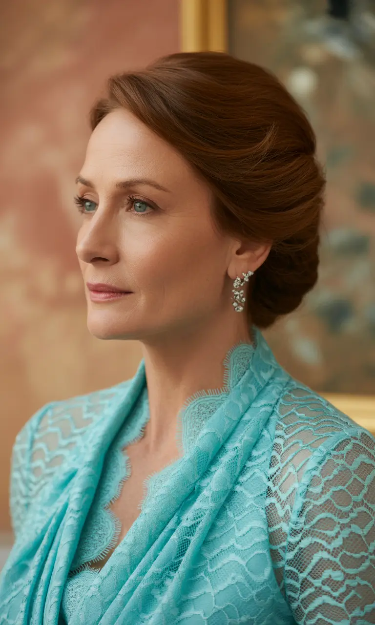 Fall hairstyles for women over 40 Timeless Tuck With Soft Volume