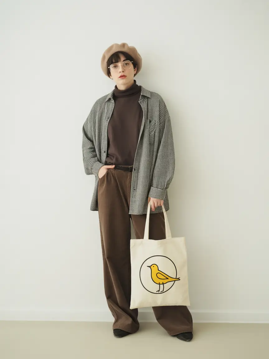 flannel-aesthetic-bookstore-beatnik-meets-parisian-cool