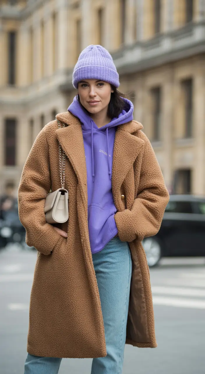 jacket Cozy Layers & Lavender Moods