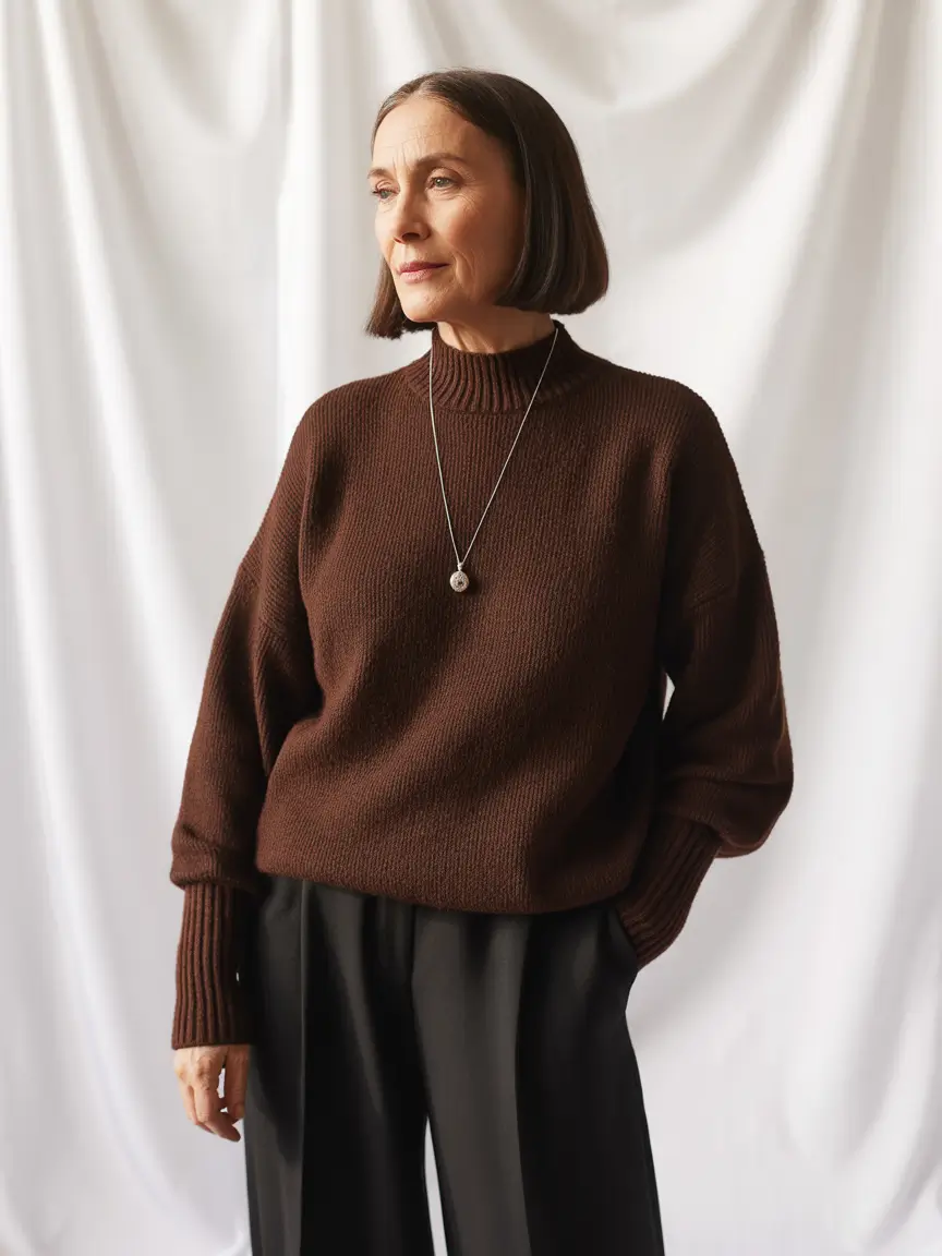 fall-outfits-for-women-over-60-Understated-Monochrome-with-a-Touch-of-Warmth