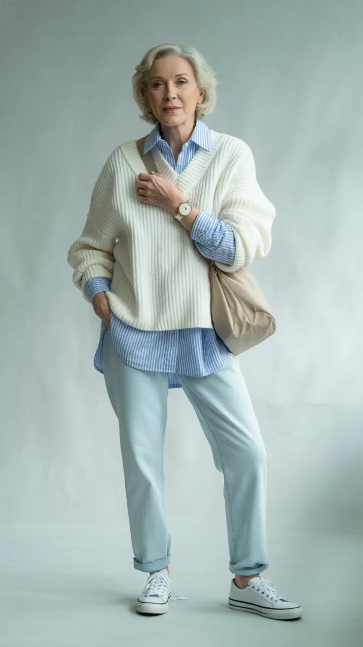 fall-outfits-for-women-over-60-Laid-Back-Layers-in-Soft-Neutrals