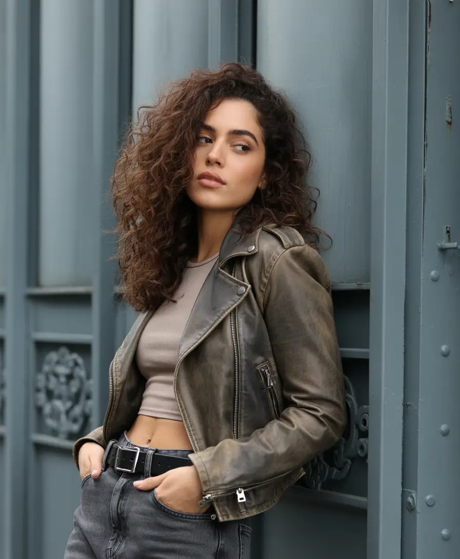 dark brown fall hair colors Wild Volume with Autumn-Cool Curl Texture