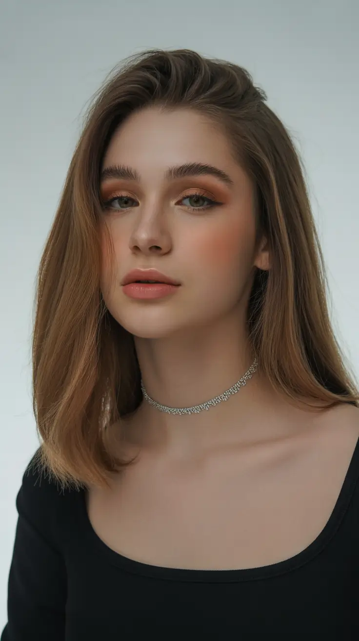 dark brown fall hair colors Mid-Length Chestnut with Volume & Attitude