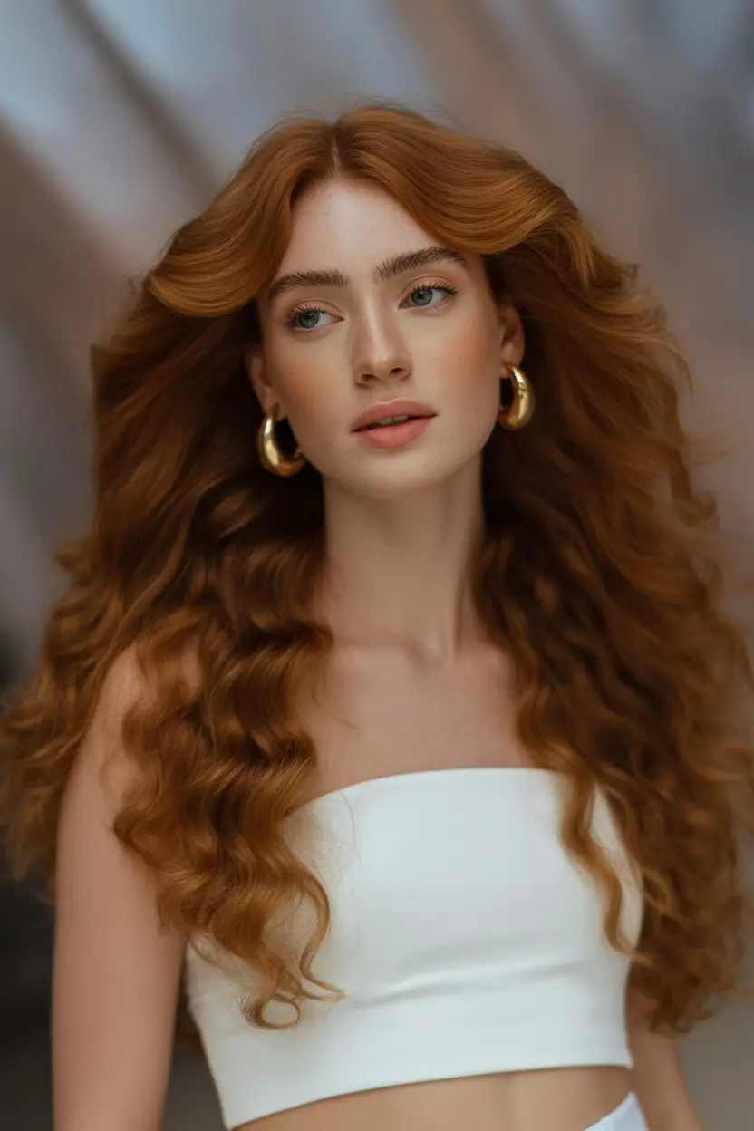 dark brown fall hair colors Copper-Infused Brunette for the Brave