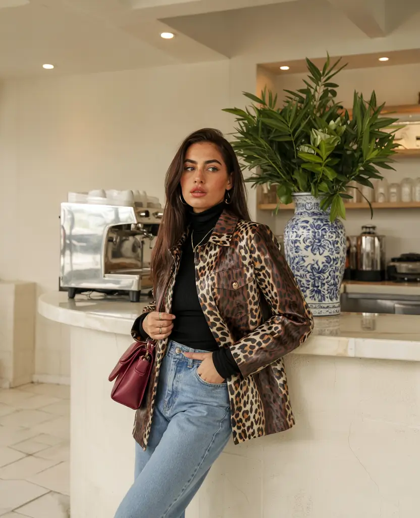 early fall outfits Animal Instincts, Parisian Cool