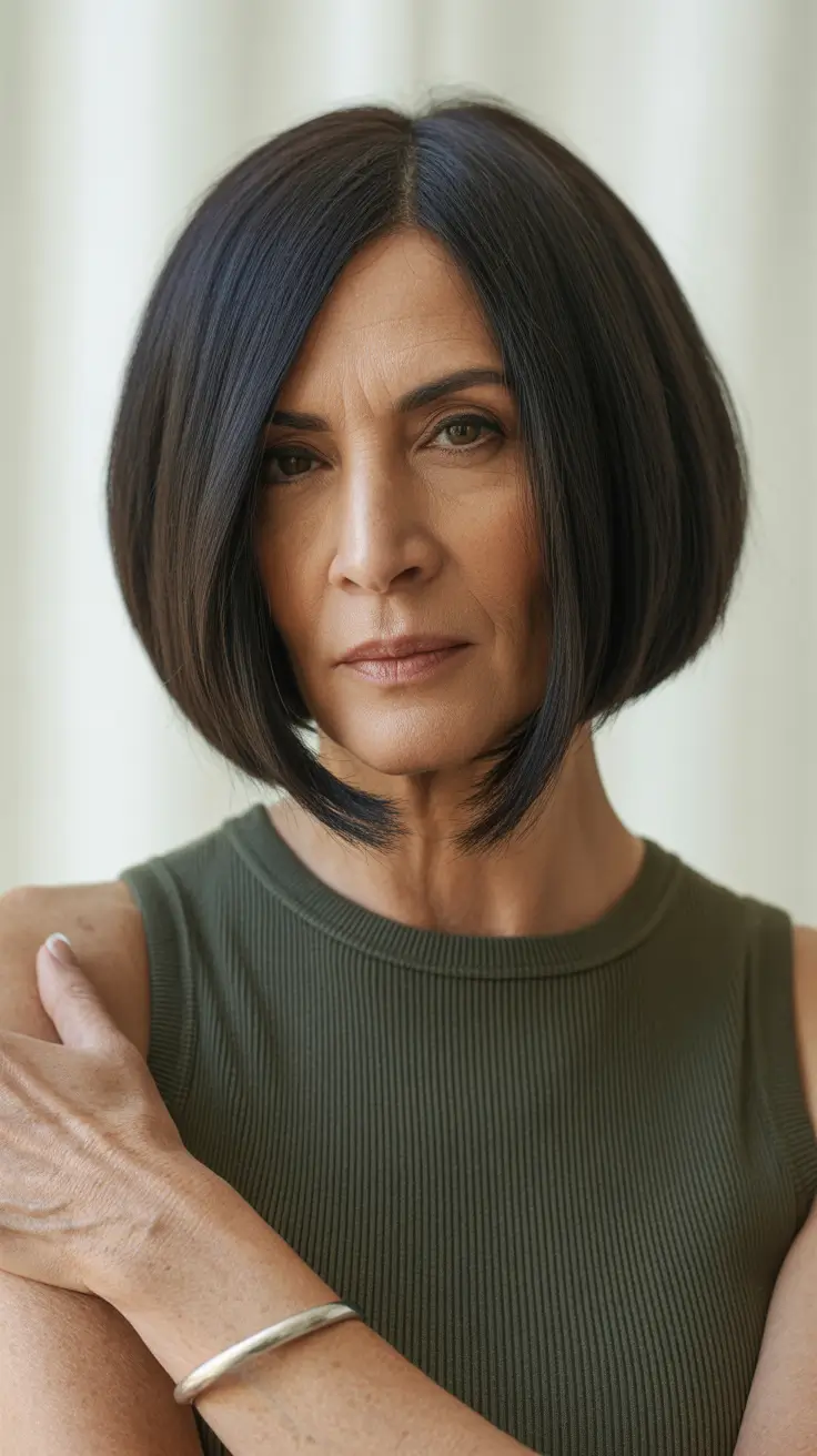 Fall haircuts for women over 60 The Boldly Tapered Bixie