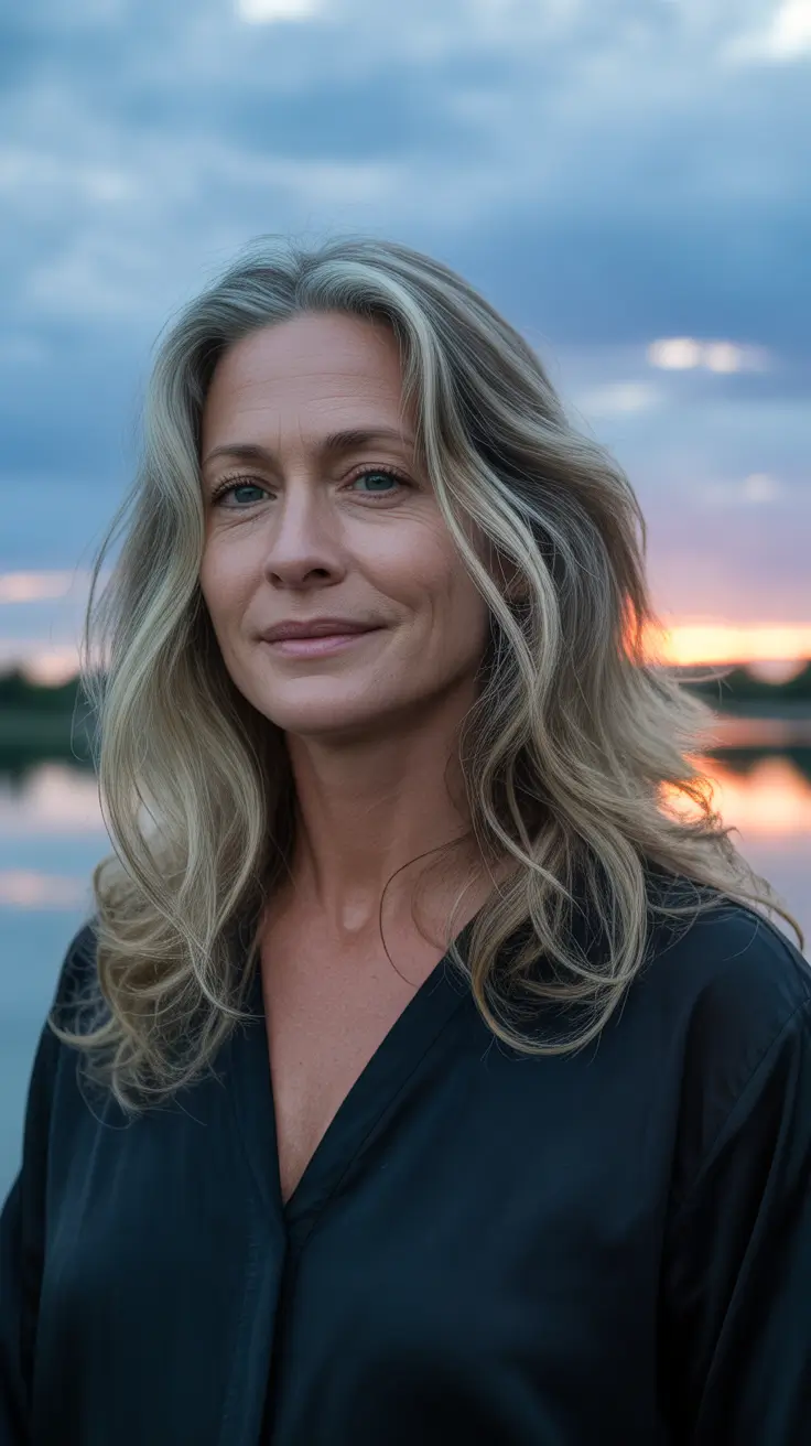 Fall haircuts for women over 60 Sunset-Length Soft Waves