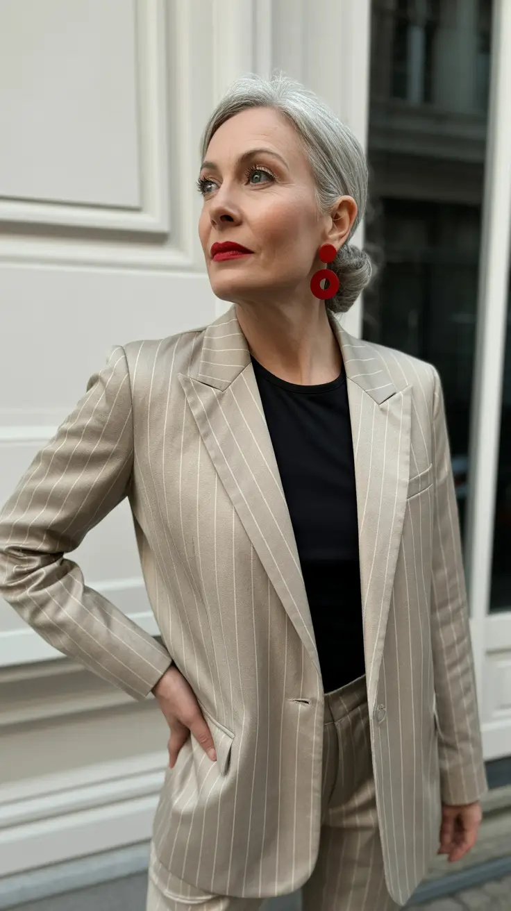 Fall hair color for women over 60 - Polished Silver Grace with Sleek Power