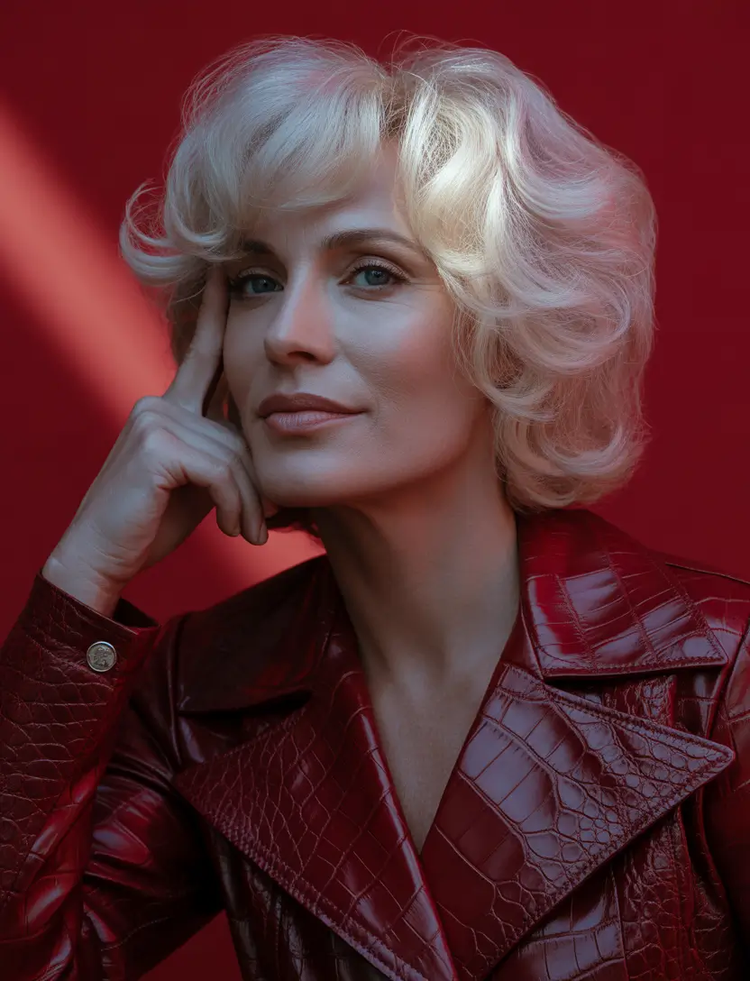 Fall hair color for women over 60 - Modern Marilyn With a Twist