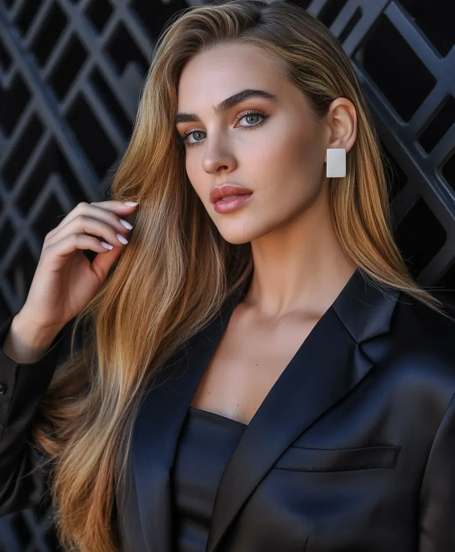 Fall long haircut Sleek Caramel Length with Clean Volume