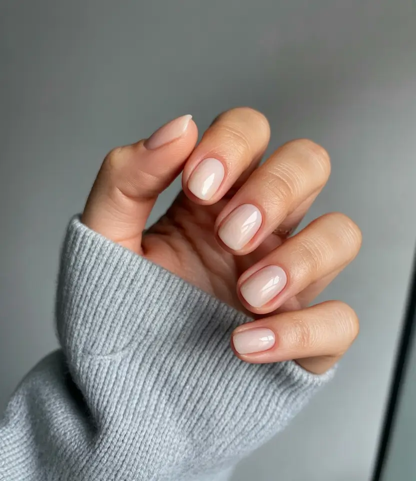 Fall 2025 Nail Colors: Elegant Almond Sheer
