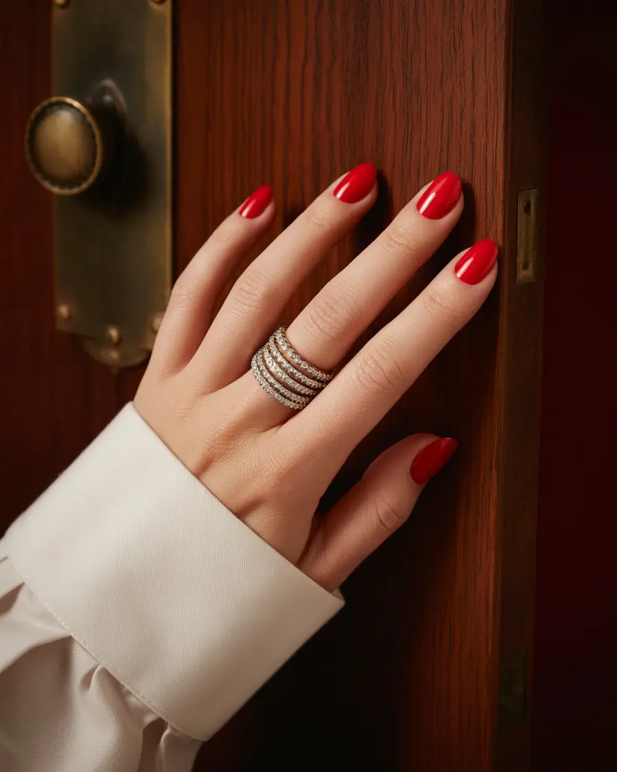 Fall 2025 Nail Colors: Classic Crimson Confidence