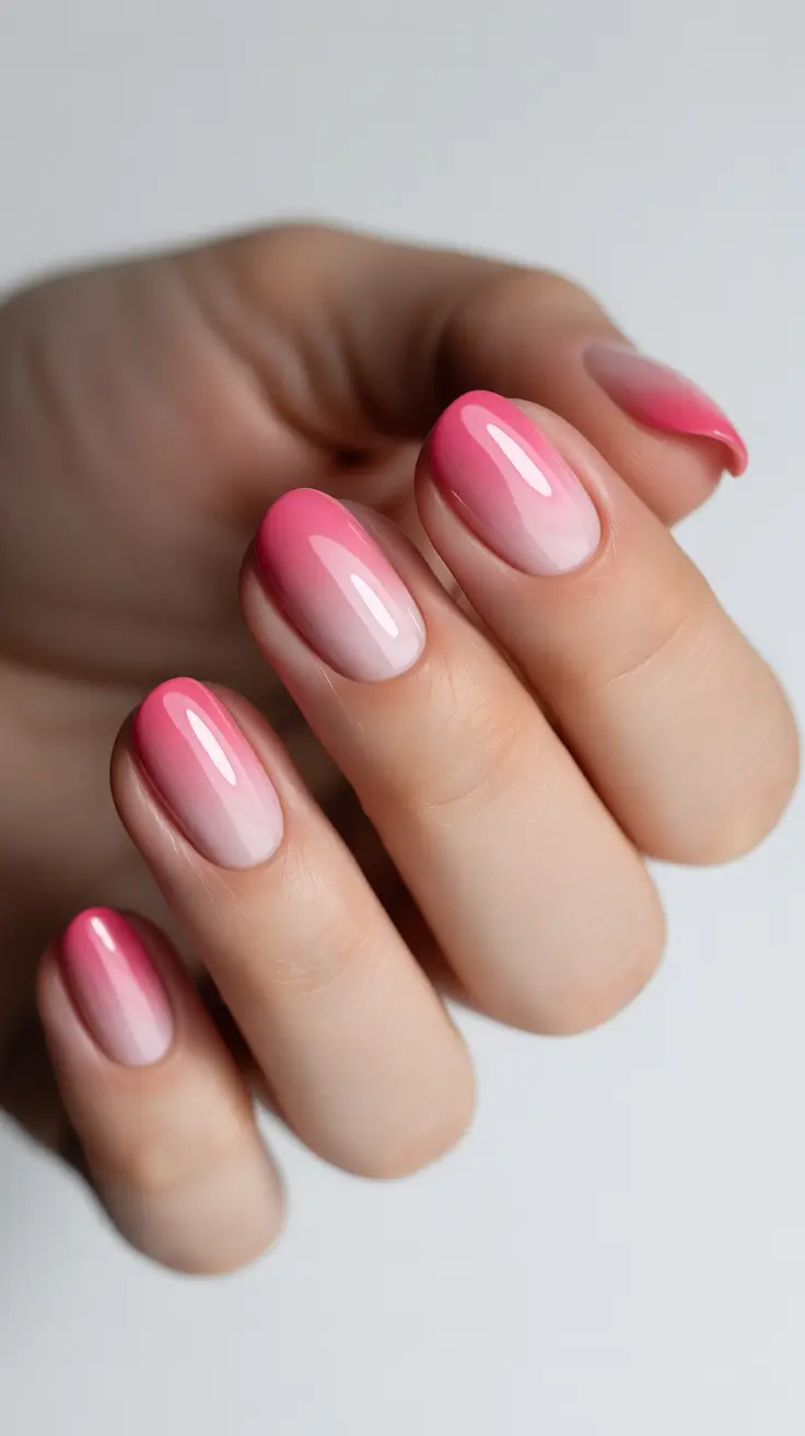 Fall 2025 Nail Colors: Rosy Fade for a Soft Statement