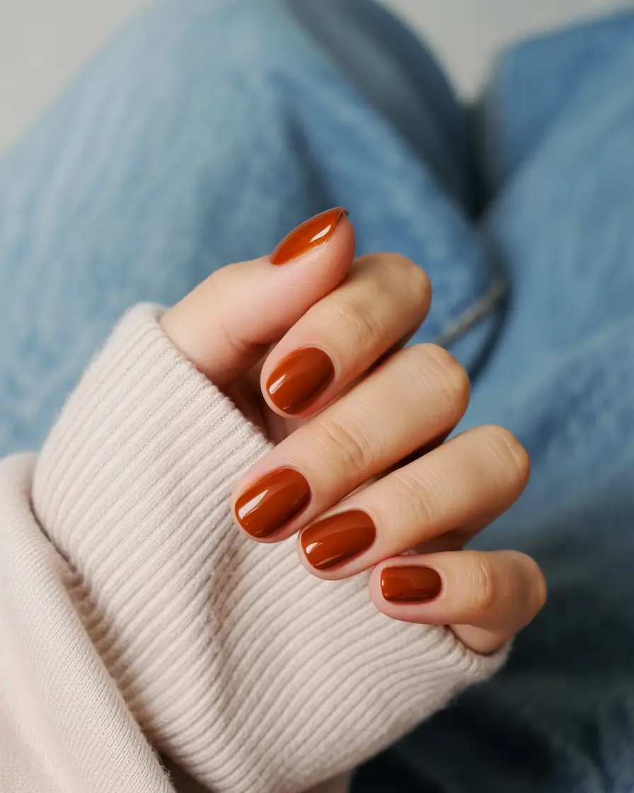 Fall 2025 Nail Colors: Caramel Glaze for Cozy Days