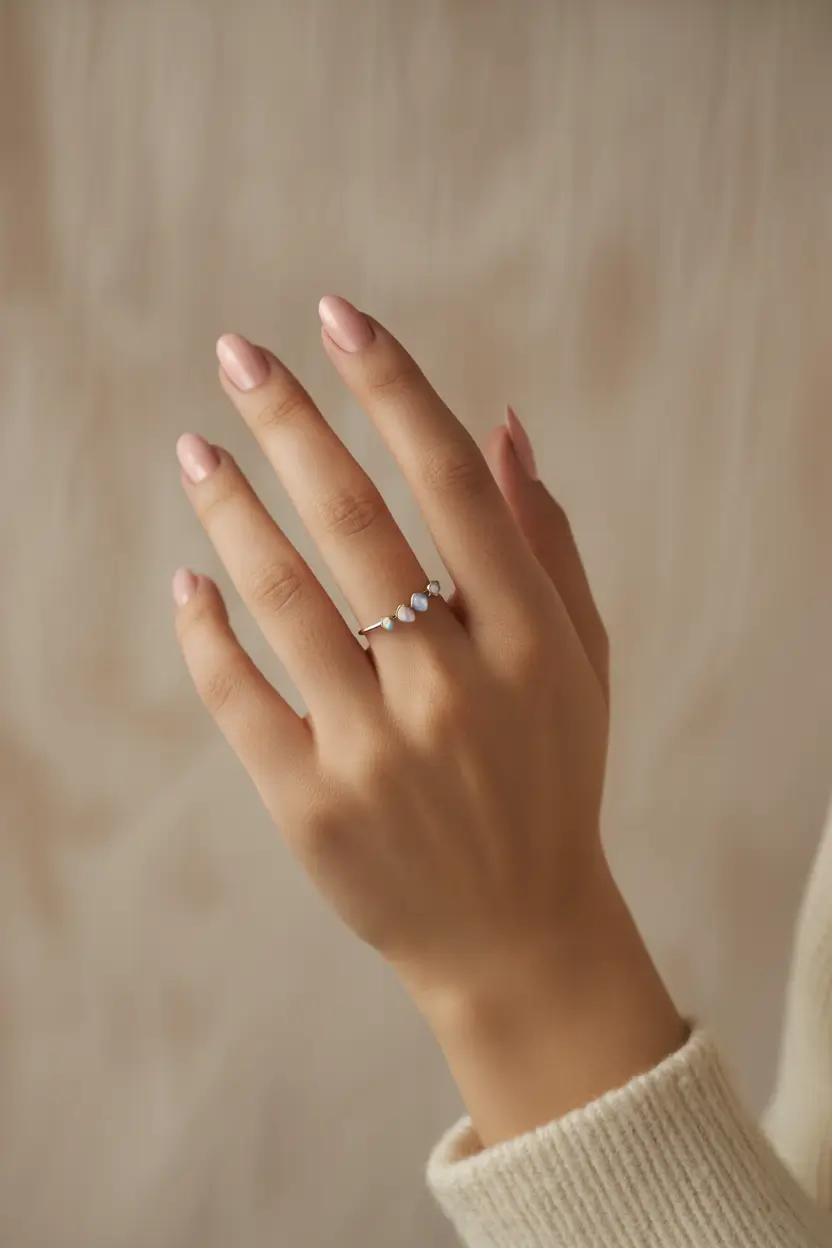 Fall 2025 Nail Colors: Warm Rose Minimalism