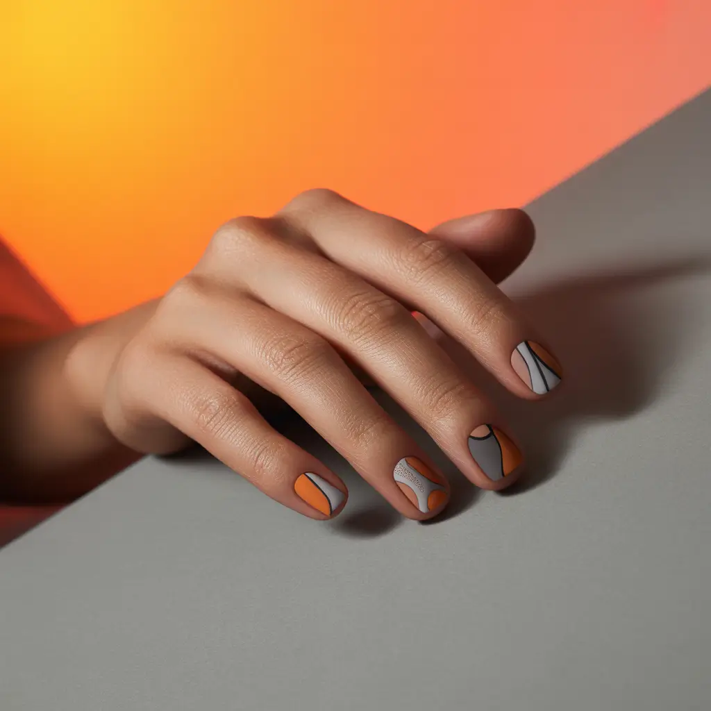 fall-nail-designs-2025-multicolor-abstract-modern