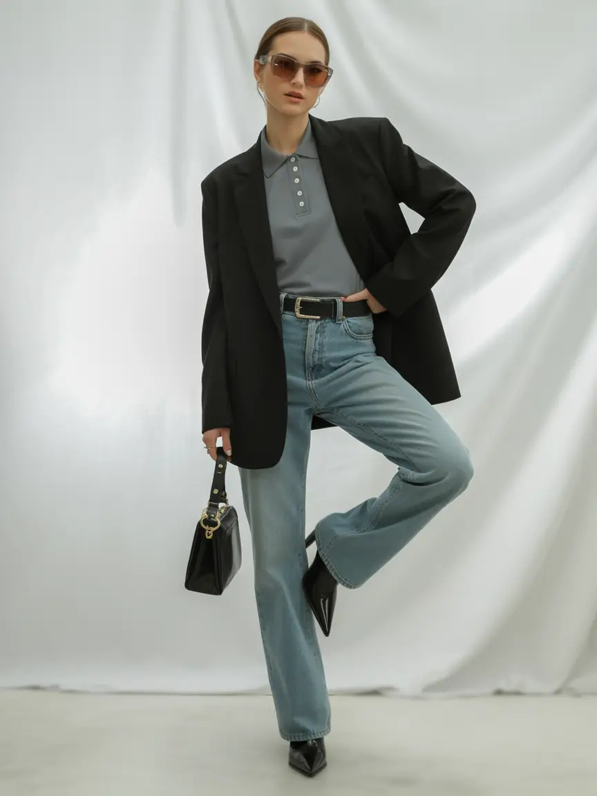 fall fashion outfits </p> <h2>Cool Authority: Oversized Blazer & Elevated Basics</h2> <p>