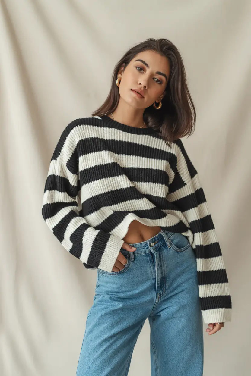 fall fashion outfits </p> <h2>Stripes & Denim Done the Easy Way</h2> <p>