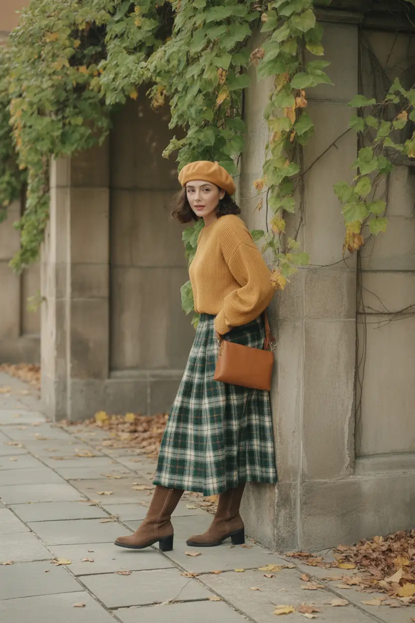 fall fashion outfits </p> <h2>Storybook Nostalgia in Plaid & Mustard</h2> <p>