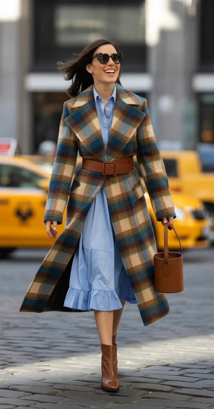 fall fashion outfits </p> <h2>Tailored Layers with Playful Plaid</h2> <p>