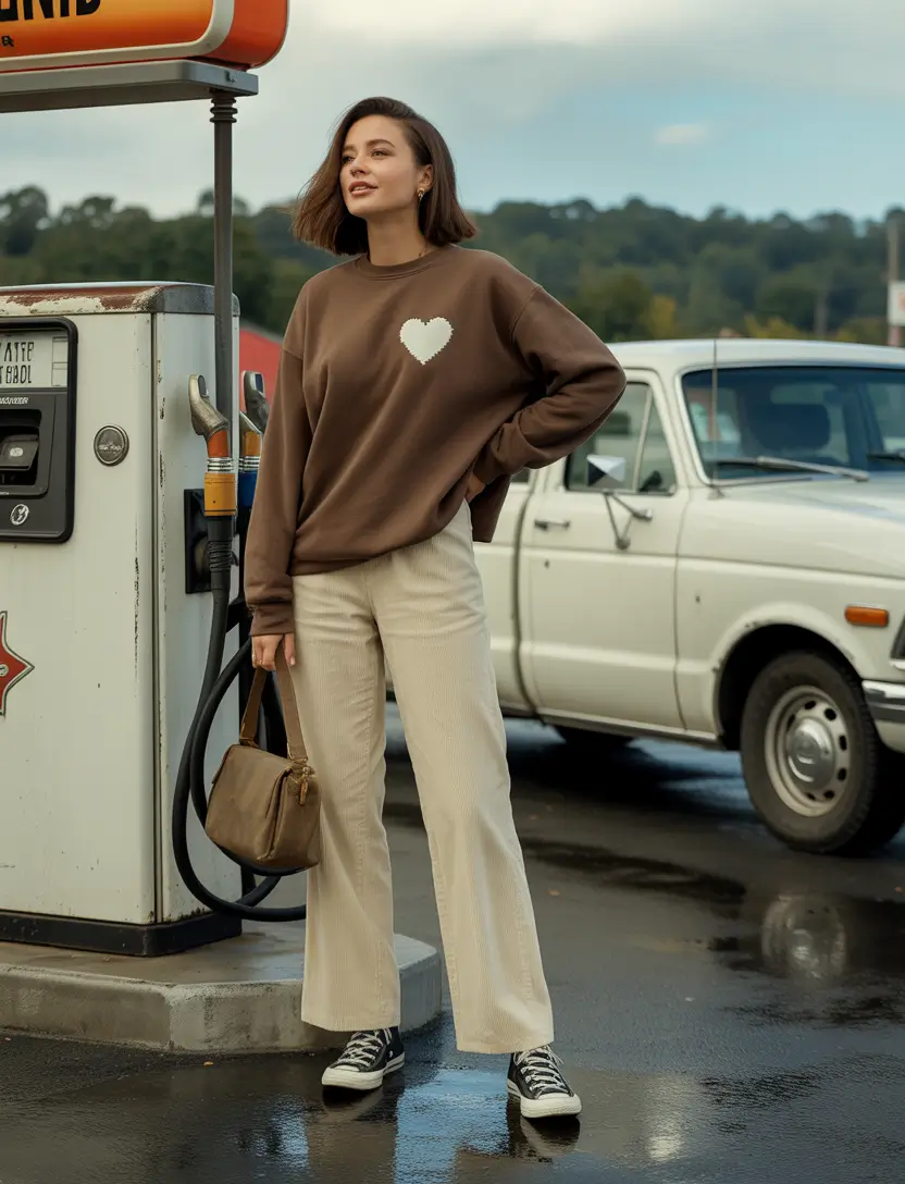 fall fashion outfits </p> <h2>Roadtrip Cool in Corduroy and Converse</h2> <p>