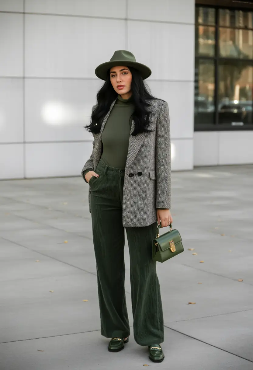 fall fashion outfits </p> <h2>Deep Greens & Sophisticated Layers</h2> <p>