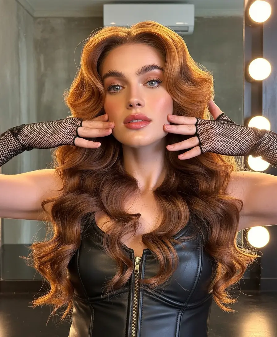 Fall hair color ideas 2025 - Copper Luxe for the Drama Queens