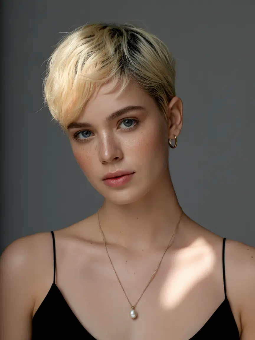 Fall pixie haircut Soft Pixie with Hidden Depth