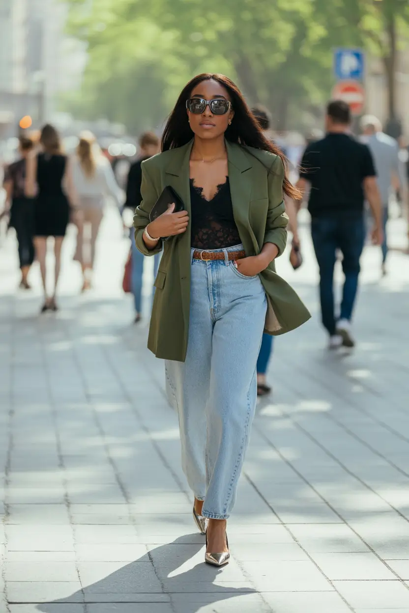 fall outfits for black women Olive Green Confidence, Always