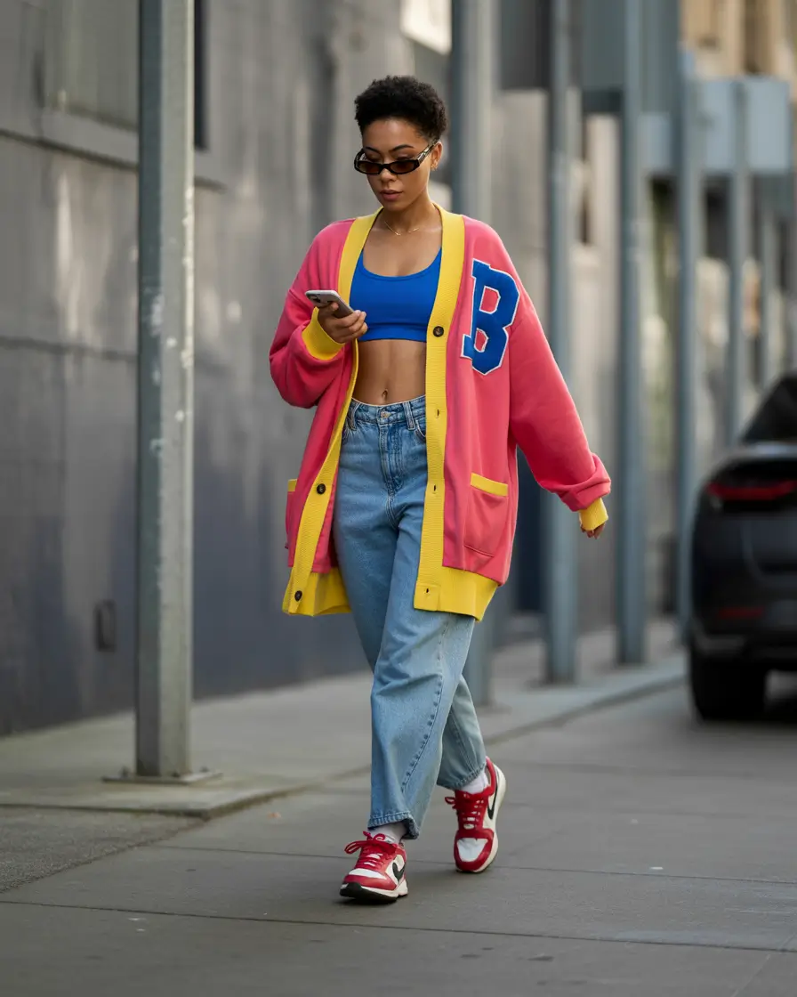 fall outfits for black women Varsity Mood, Modern Twist