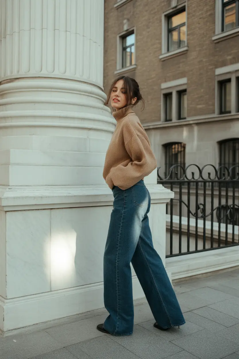 fall outfits with jeans 2025 The Soft Power of Earthy Layers