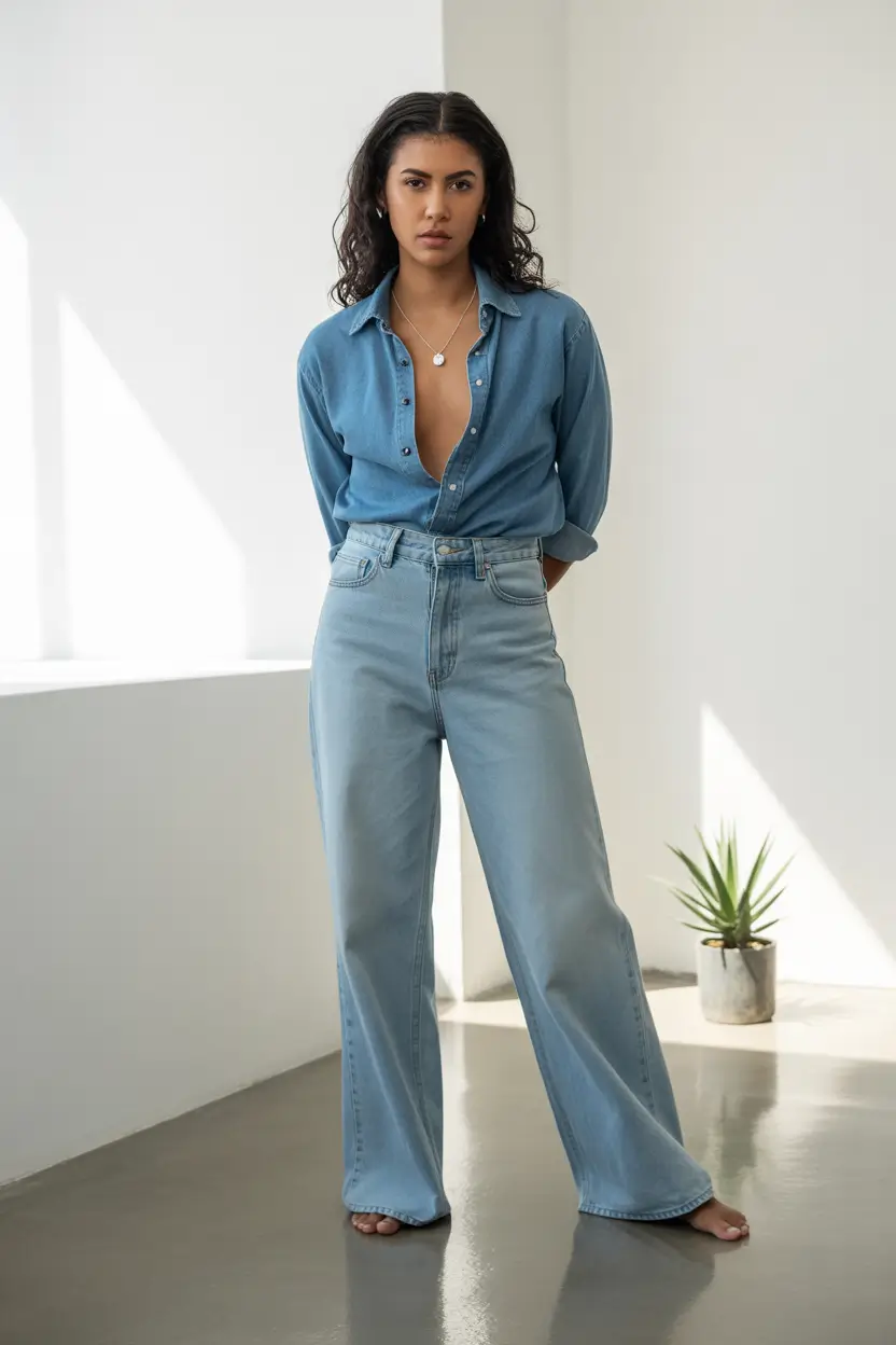 fall outfits with jeans 2025 The Elevated Canadian Tuxedo