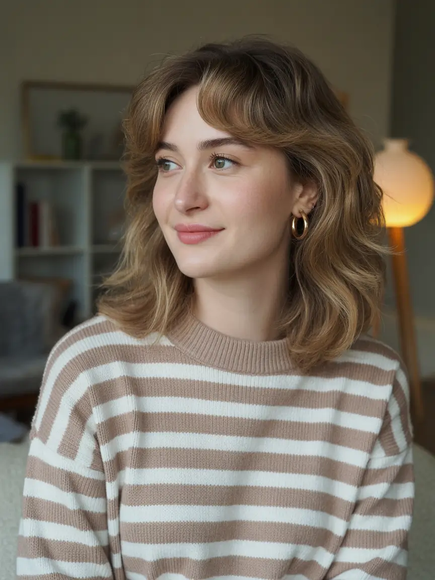 fall shag haircut Warm Boho Shag with Soft Flicks